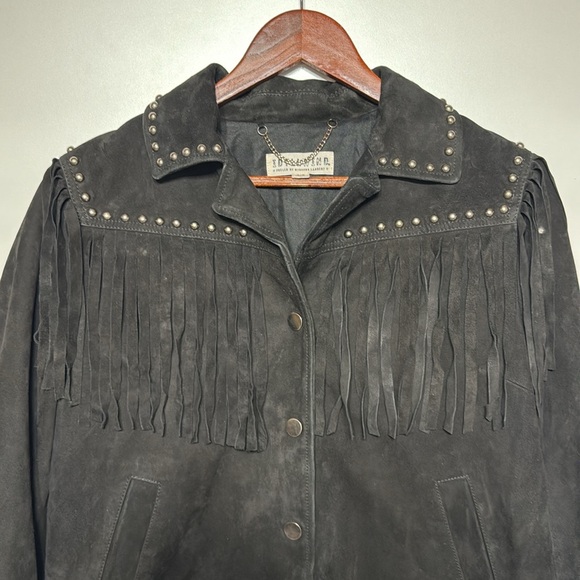 Idyllwild Leather and Studs Fringe Jacket - Picture 6 of 17
